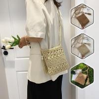 ราคา สินค้าพร้อมส่ง กระเป๋าสะพายข้างทรงสี่เหลี่ยมสานฟางสำหรับผู้หญิง ตกแต่งด้วยพู่ จุของได้เยอะ เหมาะสำหรับวันหยุด ช้อปปิ้ง และใช้ในชีวิตประจำวัน LuckServeX (40912584915)