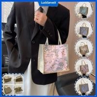 ราคา COD กระเป๋าผ้าลินิน กระเป๋าใส่กล่องข้าว กระเป๋าใส่ข้าวกลางวัน กระเป๋าใส่ของแบบมีตะขอ กระเป๋าใส่ของปิคนิค ลายดอกไม้สุดน่ารัก LuckServeX (40405261459)