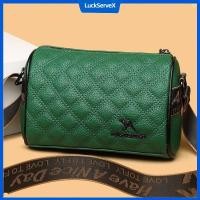 ราคา กระเป๋าสะพายข้างผู้หญิง ดีไซน์หรูหรา กระเป๋าคาดลำตัวแฟชั่น หนังนิ่ม คุณภาพดี กระเป๋าถือผู้หญิงเรียบง่าย LuckServeX (29181284764)