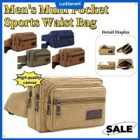 ราคา กระเป๋าคาดเอวสำหรับผู้ชาย กระเป๋าใส่เหรียญทรงเฉียง 4 ช่องพร้อมซิป กระเป๋าคาดเอวแบบทนทาน กระเป๋าเดินป่า กระเป๋าคาดเข็มขัดสำหรับเดินทาง กระเป๋าเดินป่าสำหรับการตั้งแคมป์ LuckServeX (25393272671)