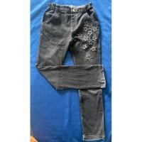 ราคา กางเกงยีนส์ขายาวของเด็กมือสอง สีดำ Size 130 แบรนด์ Mezzo Piano ของแท้ สภาพ 85 มีตำหนิ (26305849967)