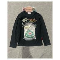 ราคา เสื้อยืดแขนยาวคอกลมของเด็กมือสอง สีดำ Size 140 แบรนด์ Rocket Salad ของแท้ สภาพ 90 (52800705813)