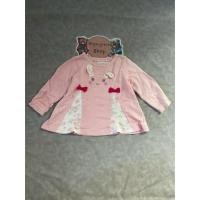 ราคา เสื้อสเวตเตอร์ เสื้อแขนยาวคอกลมของเด็กมือสอง สีชมพู Size 80 แบรนด์ Coeur a Coeur ของแท้ สภาพ 85 (51901164508)