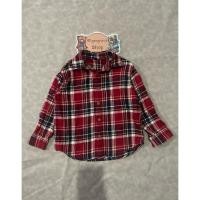 ราคา เสื้อเชิ้ตเด็กแขนยาวลายสก๊อตของเด็กมือสอง สีแดง Size 110 แบรนด์ Uniqlo ของแท้ สภาพ 90 (51100684702)