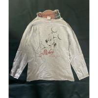 ราคา เสื้อยืดคอกลมแขนยาวลายมิกกี้เมาส์ ของเด็กมือสอง สีเทา Size 130 งานป้ายของแท้ สภาพ 85 (43518421252)