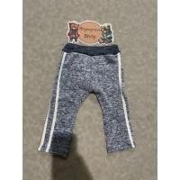 ราคา กางเกงเลคกิ้งผ้าไหมพรมของเด็กมือสอง สีเทา Size 80 สภาพ 90 (41356221137)