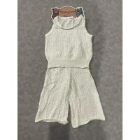 ราคา ชุดเซ็ตงานถักของเด็กมือสอง สีขาวครีม Size 90 งานแฟชั่น สภาพ 90 (41223549154)