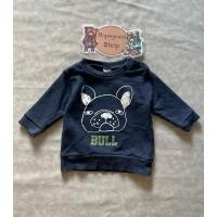 ราคา เสื้อสเวตเตอร์ เสื้อแขนยาวคอกลมของเด็กมือสอง สีกรมท่า Size 80 แบรนด์ Petit Main ของแท้ สภาพ 90 (29876088331)
