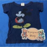 ราคา เสื้อยืดแขนสั้น คอกลม สกรีนลายมิกกี้เมาส์ ของเด็กมือสอง Size 100 แบรนด์ F O Kids ของแท้ สภาพ 85 (29410633647)
