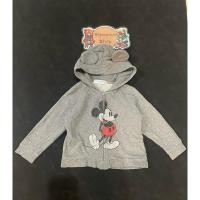 ราคา เสื้อแจ็คเก็ตสกรีนลายมิกกี้เมาส์ของเด็กมือสอง สีเทา Size 90 แบรนด์ Disney Tokyo ของแท้ สภาพ 85 (29320711736)