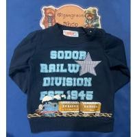ราคา เสื้อสเวตเตอร์ เสื้อกันหนาว คอกลม ของเด็กมือสอง Size 90 งานป้าย Thomas ของแท้ สภาพ 90 (28913335570)