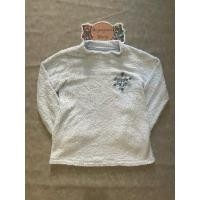 ราคา เสื้อสเวตเตอร์ผ้าขนนุ่มคอกลมปักลาย Frozen ของเด็กมือสอง สีฟ้า Size 140 แบรนด์ Uniqlo ของแท้ สภาพ 90 (28626338084)