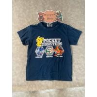 ราคา เสื้อยืดแขนสั้นคอกลมของเด็กมือสอง สีกรมท่า Size 110 งานป้าย Pokemon ของแท้ สภาพ 85 (27589318721)