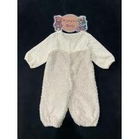 ราคา ชุดรอมเปอร์ บอดี้สูทเด็กขนนุ่มมือสอง สีครีม Size 70 แบรนด์ Conoco ของแท้ สภาพ 90 (25292055393)