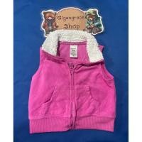 ราคา เสื้อกั๊กเด็ก เสื้อแขนกุด มือสอง สีชมพู Size 0 3 เดือน แบรนด์ Carter s ของแท้ สภาพ 90 (24986635376)