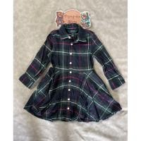 ราคา เดรสเชิ้ตลายสก๊อตแขนยาวของเด็กมือสอง สีเขียว Size 90 แบรนด์ Polo Ralph Lauren ของแท้ สภาพ 90 (43654375069)
