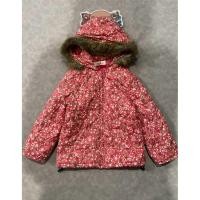 ราคา เสื้อโค้ทเด็ก เสื้อแจ็คเก็ตมีฮู้ดของเด็กมือสอง สีแดง Size 120 แบรนด์ e a B ของแท้ สภาพ 85 (42973489990)