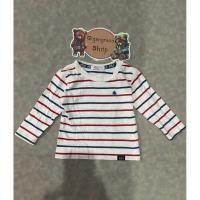 ราคา เสื้อยืดแขนยาวคอกลมของเด็กมือสอง สีขาว Size 80 แบรนด์ Polo Baby ของแท้ สภาพ 80 มีตำหนิรอยเปื้อนจาง (42153310878)