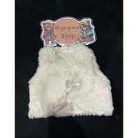 ราคา เสื้อกั๊ก เสื้อคลุมแขนกุดขนนุ่มของเด็กมือสอง สีขาว Size 70 แบรนด์ H M ของแท้ สภาพ 90 (29127912864)