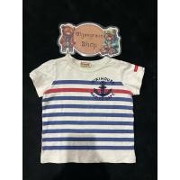 ราคา เสื้อยืดคอกลมแขนสั้นของเด็กมือสอง สีขาว Size 80 แบรนด์ Mikihouse ของแท้ สภาพ 85 (27727909513)