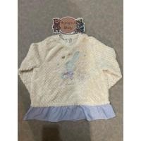 ราคา เสื้อสเวตเตอร์ผ้านุ่มคอกลมของเด็กมือสอง สีขาว Size 140 แบรนด์ Motherways ของแท้ สภาพ 90 (27624857980)