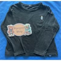 ราคา เสื้อยืดแขนยาว เสื้อกันหนาว คอกลม ของเด็กมือสอง สีดำ Size 130 แบรนด์ POLO ของแท้ สภาพ 85 (25737241340)