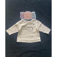 ราคา เสื้อสเวตเตอร์ เสื้อแขนยาวของเด็กมือสอง สีครีม Size 80 แบรนด์ Elfindoll ของแท้ สภาพ 85 (25390953035)