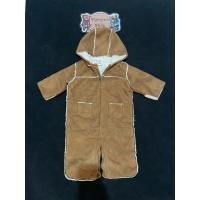 ราคา ชุดรอมเปอร์เด็ก บอดี้สูทเด็กหนังชามัวร์มีฮู้ดมือสอง สีน้ำตาล Size 50 แบรนด์ Baby Gap ของแท้ สภาพ 90 (29877102116)