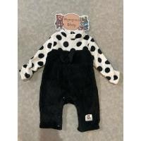 ราคา ชุดรอมเปอร์เด็ก บอดี้สูทเด็กขนนุ่มมือสอง สีดำ Size 70 แบรนด์ Papa Mama ของแท้ สภาพ 90 (25742344036)