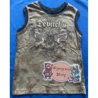 ราคา เสื้อกล้ามคอกลมของเด็กมือสอง สีน้ำตาล Size 130 งานป้าย Devitchu Los Angeles ของแท้ สภาพ 85 (27764620621)
