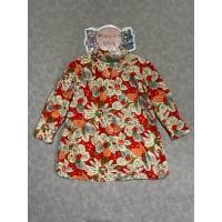 ราคา เสื้อยาว มินิเดรสแนววินเทจพิมพ์ลายดอกไม้ของเด็กมือสอง สีแดง Size 110 งานป้ายของแท้ สภาพ 90 (24493008473)