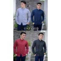 ราคา เสื้อคอจีนแขนยาว รุ่นตาราง Oxford เกรดพรีเมียม ทรงสวย เรียบหรู (40050485141)