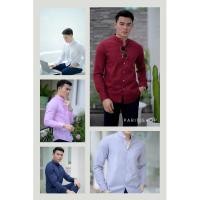ราคา เสื้อคอจีนแขนยาว ผ้า Oxford เกรดพรีเมียม ทรงสลิม (27636448357)