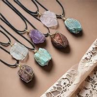 ราคา คริสตัลสร้อยคอหินดิบจี้คริสตัลธรรมชาติรักษาหินแฟชั่นเครื่องประดับคริสตัลของขวัญ (26729871887)