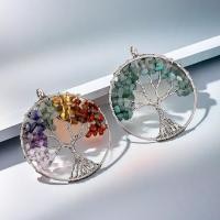 ราคา คริสตัลต้นไม้แห่งชีวิตจี้คริสตัลธรรมชาติสร้อยคอต้นไม้รักษาหินอัญมณีจี้เครื่องประดับ (26284238654)