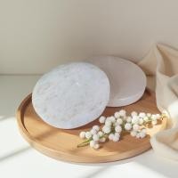 ราคา แผ่นเซเลไนต์ แผ่นสแลททรงกลม Selens Selens แผ่นชาร์จคริสตัลธรรมชาติ การเปิดใช้งานคลีนซิ่งพลังงานและมูนไลท์ (24546314609)