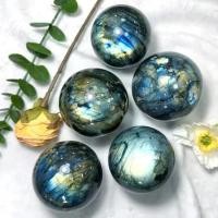 ราคา ปูนบราโดไรต์ทรงกลม ลูกบอลคริสตัลขัดเงาธรรมชาติสายรุ้งแฟลชหินบอลป้องกันหินตกแต่งบ้าน (40203831963)