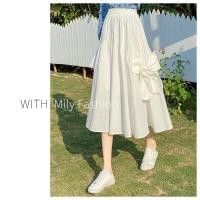 ราคา Milyfashion กระโปรงยาวปานกลางออกแบบ2024สำหรับเด็กชุดฤดูใบไม้ร่วงกระโปรงทรงเอเอวสูงใส่แล้วดูผอมสไตล์เกาหลีแบบใหม่กระโปรงร่มกระโปรงครึ่งตัวเฉพาะ (28511477305)