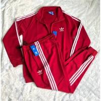 ราคา รอพรี 4 วัน A di das Set เสื้อแจ็คเก็ต กางเกงวอร์มขายาว ผู้ชาย jacket joggers pants ใส่ลำลอง เดินป่า ออกกำลังกาย (43716938131)