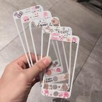 ราคา ฟิล์มการ์ตูนมีลาย iPhone 4 5 6 7 8 SE ลาย iPhone7Plus ฟิล์มการ์ตูนสีชมพูแบบเต็มหน้าจอ (43609413557)