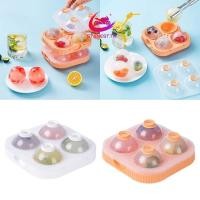 ราคา Stanest 4 หลุม Ice Cube แม่พิมพ์ทรงกลม Ice Cube Maker ถาดน้ําแข็ง Ice Cube Moulds (25891534820)