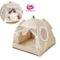 ราคา เต็นท์สัตว์เลี้ยงพับได้แบบพกพา Stanest บ้านแมวสุนัขบ้านกรงสัตว์เลี้ยงสําหรับเต็นท์กลางแจ้ง (29277397354)
