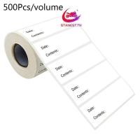 ราคา Stanest 500 ชิ้นสติกเกอร์ห้องครัวตู้เย็นตู้แช่แข็งจัดเก็บวันที่เนื้อหาป้ายสําหรับคอนเทนเนอร์กระเป๋า Jar (28673471193)