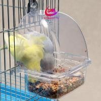 ราคา ชามตู้น้ําพลาสติกใส Stanest สําหรับกรงนกแบบลิ้นชักใช้งานง่าย No Mess สําหรับนกขนาดเล็กและขนาดกลาง (25288940282)