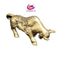 ราคา ตุ๊กตาสู้วัวกระทิงทองเหลืองที่สุด สัญลักษณ์โชคลาภและความเจริญรุ่งเรือง จี้พวงกุญแจ (40818017694)