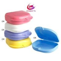 ราคา Stanest ทันตกรรมกล่องเก็บฟันปลอมฟันปลอมสําหรับกรณีแบบพกพาพลาสติกฟัน Organizer (43768021393)