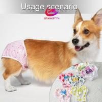 ราคา กางเกงชั้นในอนามัยสุนัขแบบใช้ซ้ําได้ Stanest ผ้าอนามัย Nappies ระบายอากาศได้ (42568021356)