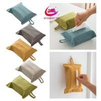 ราคา ปลอกกล่องทิชชู่ผ้าฝ้ายโพลีเอสเตอร์เนื้อนุ่มที่สุดพร้อมลวดแขวนที่ใส่กระดาษเช็ดปาก (26369251403)