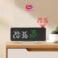 ราคา นาฬิกาตั้งโต๊ะ Stanest แบบดิจิตอล LED แสดงอุณหภูมิและความชื้น (43018017556)