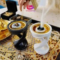 ราคา เรซินอาหรับ Stanest Twist Shape ธูปผู้ถือ Bakhoor Burners Aromas Diffuser ตกแต่ง (40268030481)